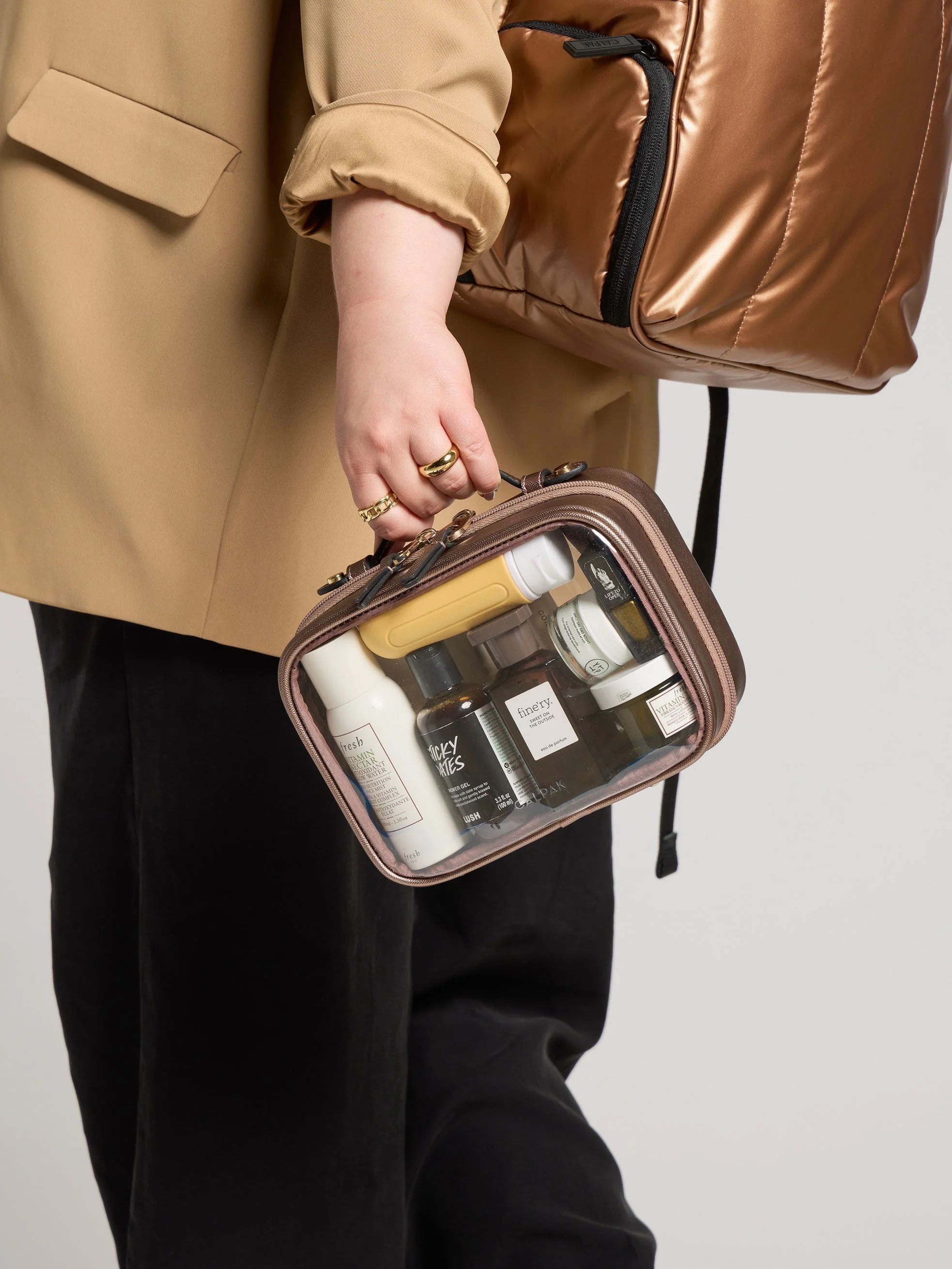 Small Clear Cosmetics Case - Image 74